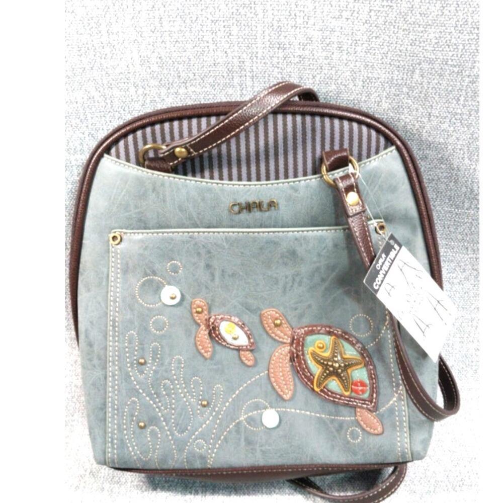 CHALA Convertible Backpack Purse - Sea Turtle nwt